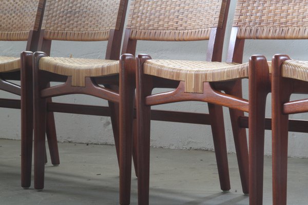 Dining Chairs in Teak Model Ch-31 by Hans J. Wegner for Carl Hansen & Søn, 1967, Set of 6-QNP-2041015