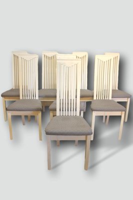 Dining Chairs in the Style of Mackintosh, 1980s, Set of 8-KMQ-629131