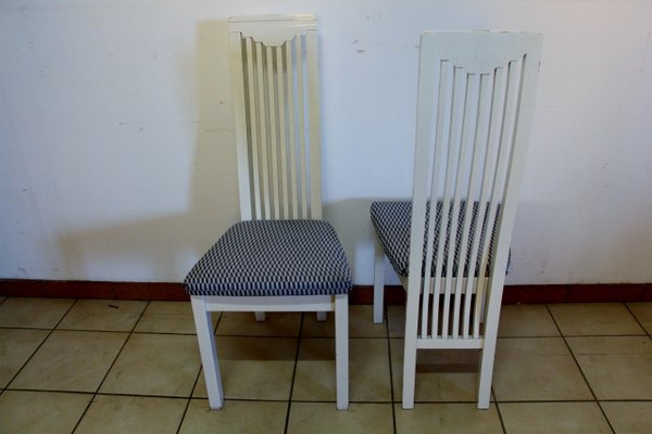 Dining Chairs in the Style of Mackintosh, 1980s, Set of 8-KMQ-629131