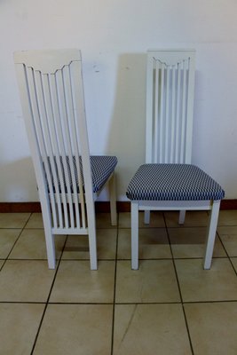 Dining Chairs in the Style of Mackintosh, 1980s, Set of 8-KMQ-629131