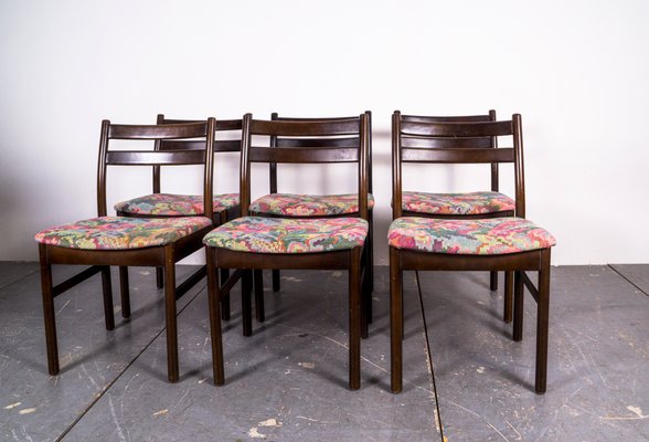 Dining Chairs in the Style of Poul Volther, 1960s, Set of 6-VLO-1347952