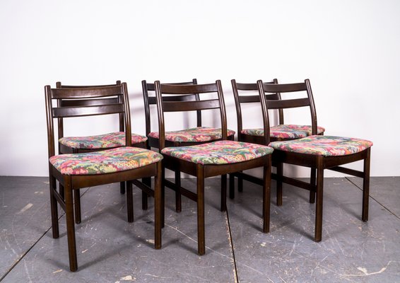 Dining Chairs in the Style of Poul Volther, 1960s, Set of 6-VLO-1347952