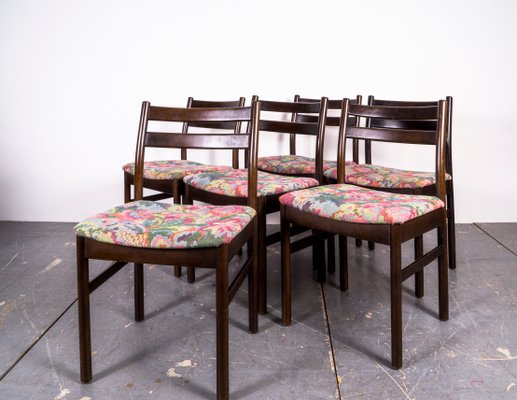 Dining Chairs in the Style of Poul Volther, 1960s, Set of 6-VLO-1347952