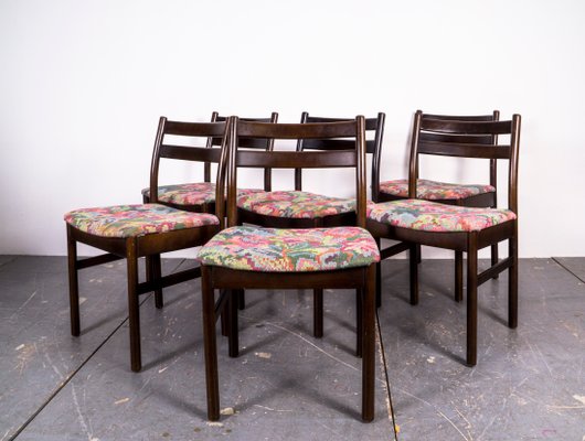 Dining Chairs in the Style of Poul Volther, 1960s, Set of 6-VLO-1347952