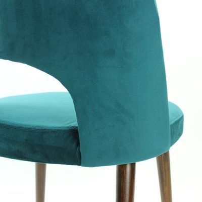 Dining Chairs in Velvet by Oswald Haerdtl for Ton, Czechoslovakia, 1950s, Set of 5-UL-1112643