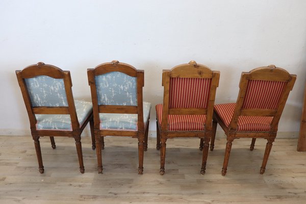 Dining Chairs in Walnut, 18th Century, Set of 4-DCO-1757173