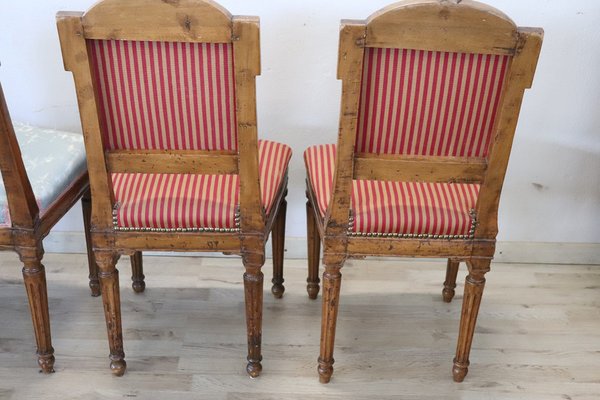 Dining Chairs in Walnut, 18th Century, Set of 4-DCO-1757173