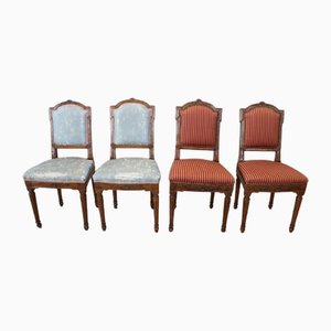 Dining Chairs in Walnut, 18th Century, Set of 4-DCO-1757173