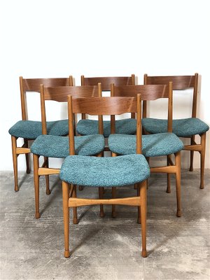 Dining Chairs, Italy, 1960s, Set of 6-FQG-1756815