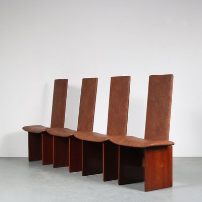 Dining Chairs Kazuki by Kazuhide Takahama for Gavina, Italy 1980, Set of 4-GG-1290668