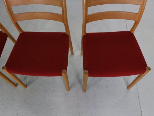 Dining Chairs Model-84 by Niels Otto Moller for Højbjerg, Denmark, 1970s, Set of 4-DT-2026170