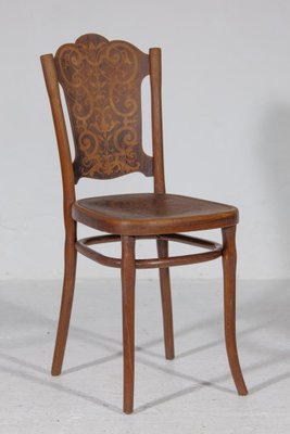 Dining Chairs with Flower Decor Pattern from Thonet, Austria, 1913, Set of 6-KL-1372336