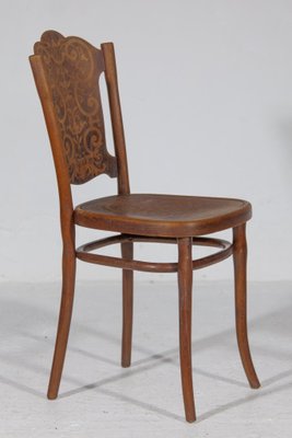 Dining Chairs with Flower Decor Pattern from Thonet, Austria, 1913, Set of 6-KL-1372336