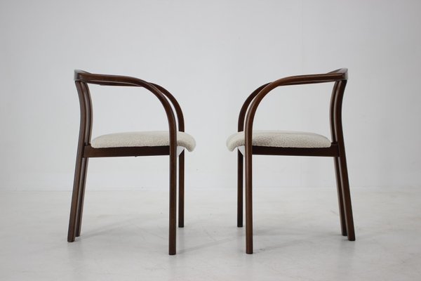 Dining or Side Chair in Cream Bouclé Fabric from TON, 1980s-TZ-1271572