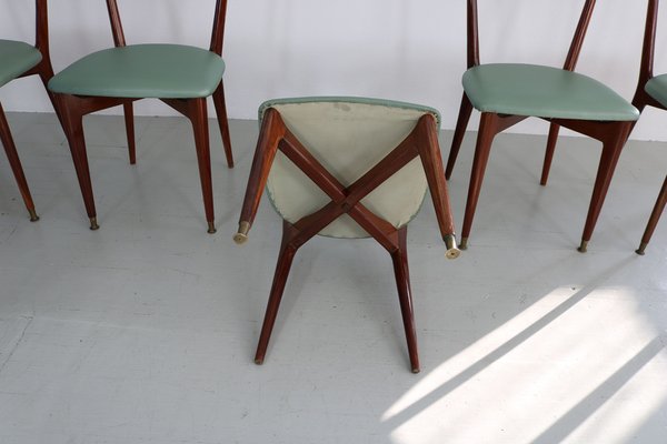 Dining Room Chairs attributed to Ico Paris, Set of 6-AA-1320391