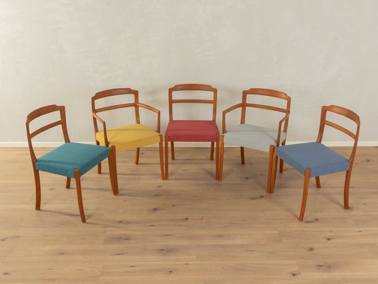 Dining Room Chairs by Ole Wanscher for A.J. Iversen, 1960s-GPP-2021075