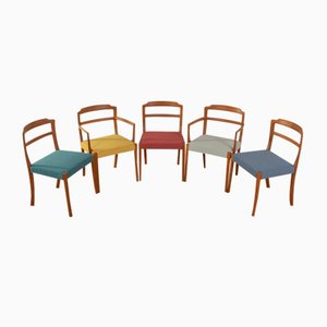 Dining Room Chairs by Ole Wanscher for A.J. Iversen, 1960s-GPP-2021075