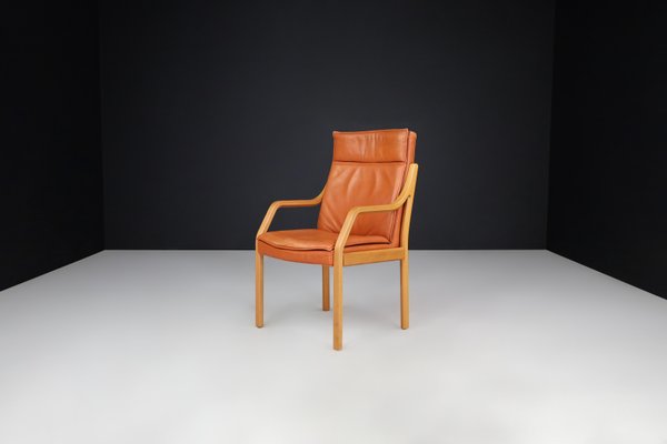 Dining Room Chairs in Bentwood and Leather, Germany, 1970s, Set of 16-TRW-1733716