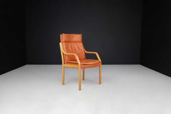 Dining Room Chairs in Bentwood and Leather, Germany, 1970s, Set of 16-TRW-1733716