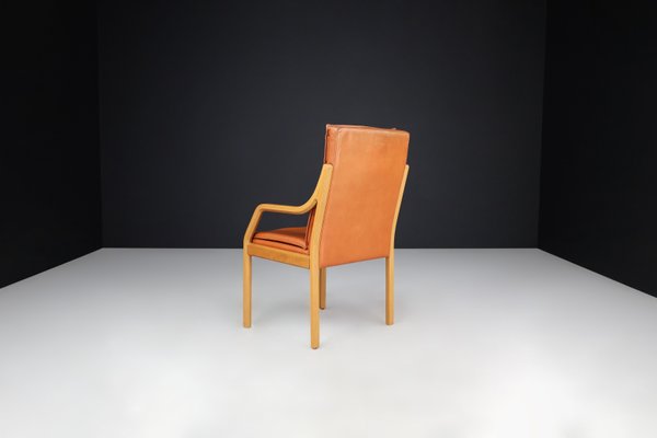 Dining Room Chairs in Bentwood and Leather, Germany, 1970s, Set of 16-TRW-1733716