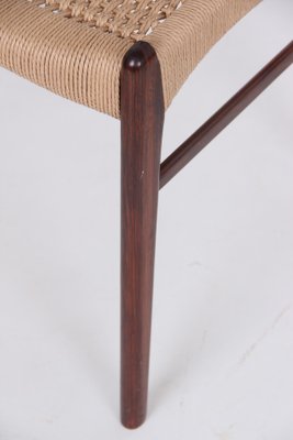 Dining Room Chairs in Rosewood by Arne Wahl Iversen, Denmark, 1970s, Set of 4-DQ-1718218