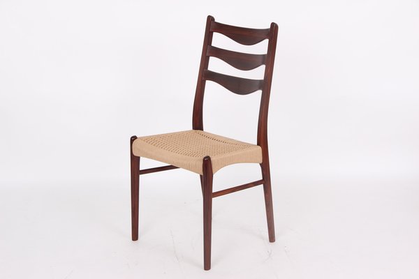 Dining Room Chairs in Rosewood by Arne Wahl Iversen, Denmark, 1970s, Set of 4-DQ-1718218