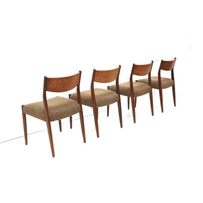 Dining Room Chairs Model D by Fristho Franeker, 1960s, Set of 4-XID-1723663