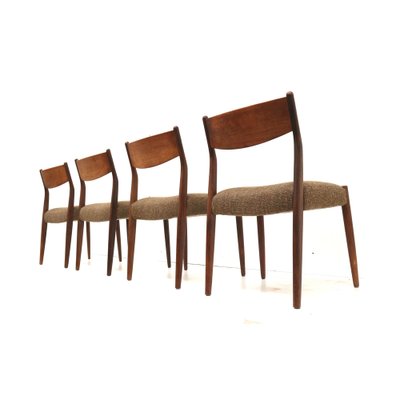 Dining Room Chairs Model D by Fristho Franeker, 1960s, Set of 4-XID-1723663