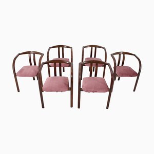 Dining & Side Chairs from Ton, 1980s, Set of 6-TZ-1284449