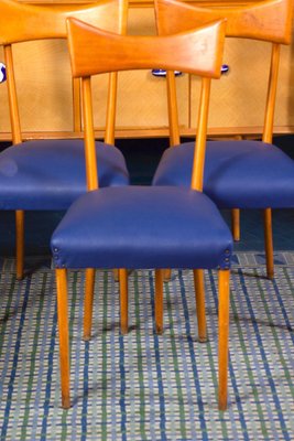 Dining Table and Chairs by Ico & Luisa Parisi, 1960s, Set of 7-MBH-2036574