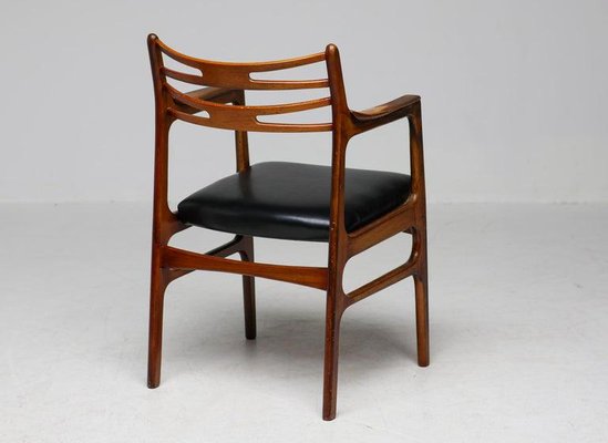 Dining Table & Chairs by Johannes Andersen, 1950, Set of 6-WN-1725862