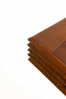 Dining Table in Veneered Walnut by Gio Ponti, Italy, 1940s-UQV-1220255