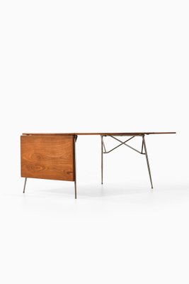 Dining Table or Desk in Teak and Steel attributed to Børge Mogensen, 1953-SC-1819608