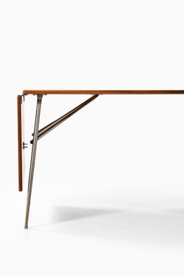 Dining Table or Desk in Teak and Steel attributed to Børge Mogensen, 1953-SC-1819608