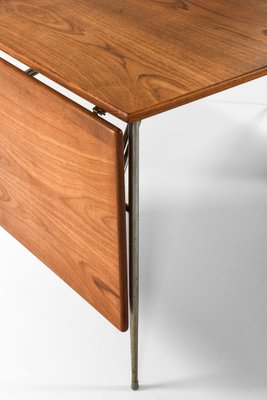 Dining Table or Desk in Teak and Steel attributed to Børge Mogensen, 1953-SC-1819608