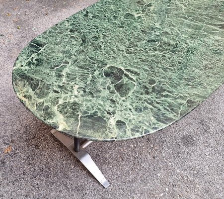 Dining Table with Alpi Green Top by Gio Ponti and Alberto Rosselli for Rima, 1950s-OHK-1787068