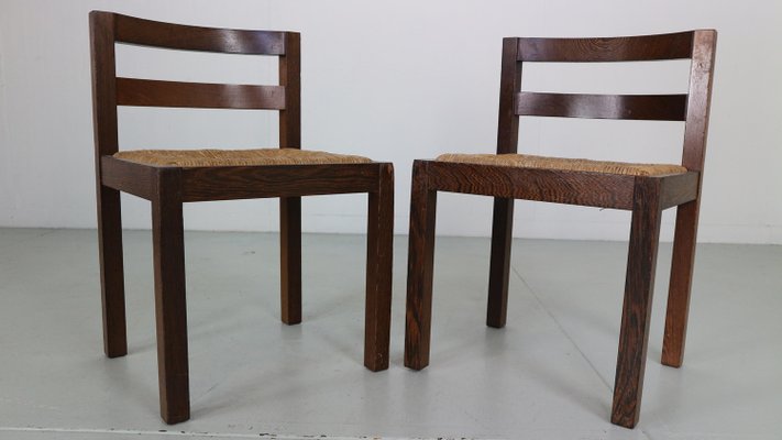 Dinning Room Chairs attributed to Martin Visser for T Spectrum, Netherlands, 1960s, Set of 4-DT-2026254