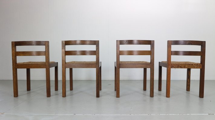 Dinning Room Chairs attributed to Martin Visser for T Spectrum, Netherlands, 1960s, Set of 4-DT-2026254