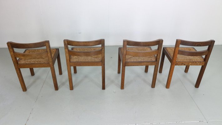 Dinning Room Chairs attributed to Martin Visser for T Spectrum, Netherlands, 1960s, Set of 4-DT-2026254