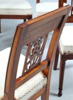 Directoire Dining Chairs, Set of 6-ZLE-1744412