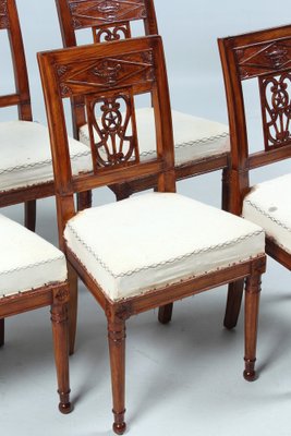 Directoire Dining Chairs, Set of 6-ZLE-1744412