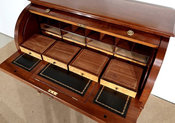 Directoire Mahogany Cylinder Desk, Early 19th Century-RVK-1406251