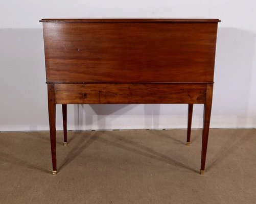 Directoire Mahogany Cylinder Desk, Early 19th Century-RVK-1406251