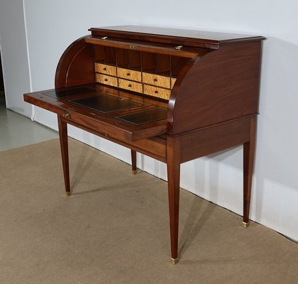 Directoire Mahogany Cylinder Desk, Early 19th Century-RVK-1406251