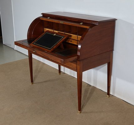 Directoire Mahogany Cylinder Desk, Early 19th Century-RVK-1406251