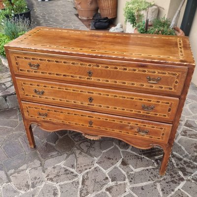 Directory Chest of Drawers in Walnut and Cherry Inlays, 1740-KMR-2022561