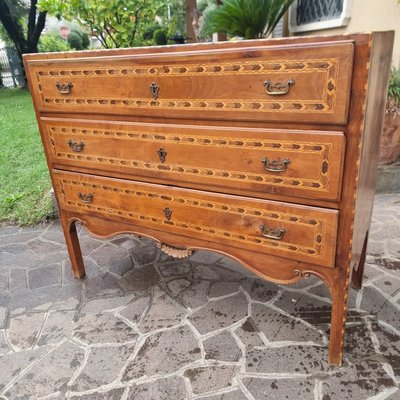 Directory Chest of Drawers in Walnut and Cherry Inlays, 1740-KMR-2022561