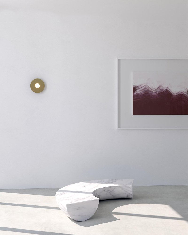 Disc and Sphere Wall Light by Atelier Areti