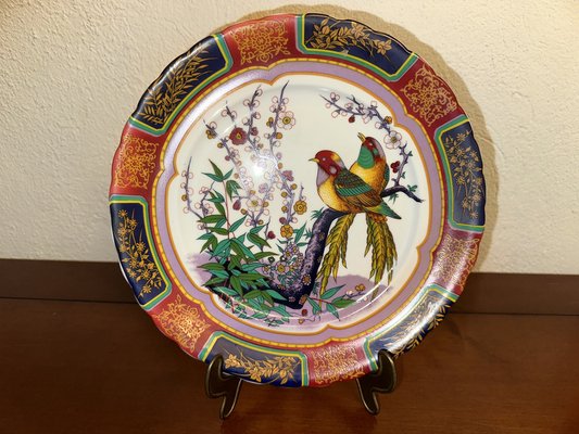 Dish with Birds of Paradise and Flowers by Noritake Jahrstelle, 1977-SZM-1785856