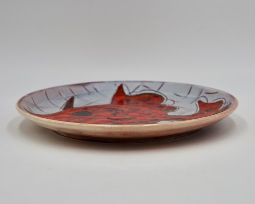 Dish with Fish Decor by Monique Brunner, 1960s-EIA-1802158